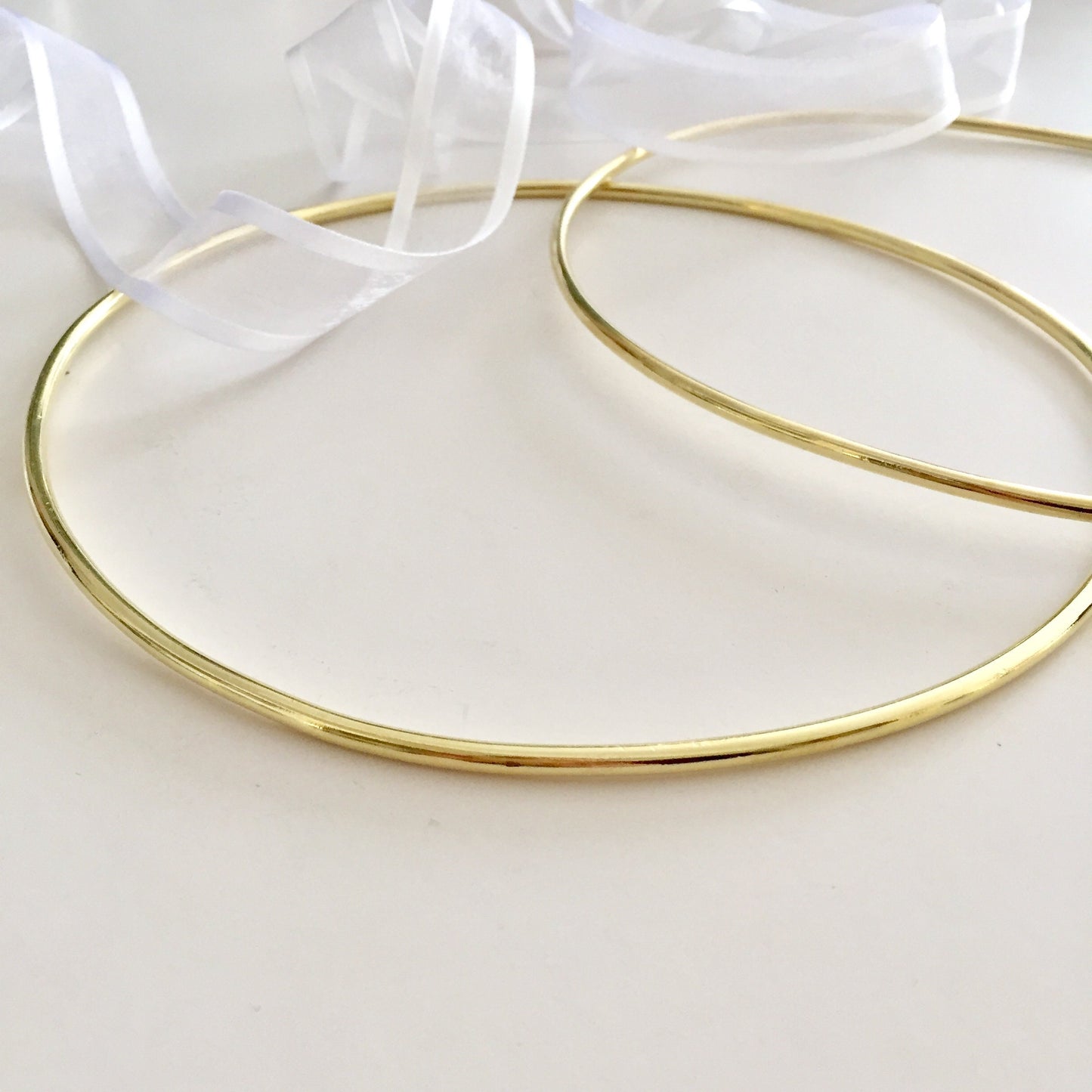 Wedding Crowns,Stefana,bridal circlets,gold plated,greek wedding,set of two
