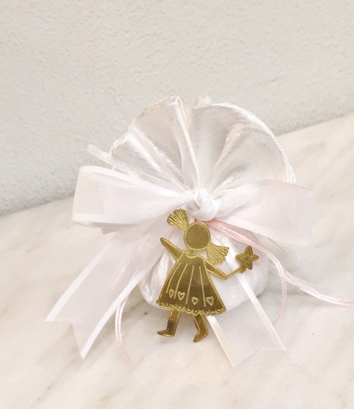 Bombonieres, baptism bombonieres, baby girl baptism favor, 15 baptism favors, bronze baby girl shower favors