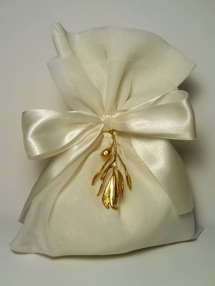 WEDDING FAVORS,bronze olive twig,Greek wedding favor, bombonieres, made to order, handmade,quality wedding favors,handmade20 pieces