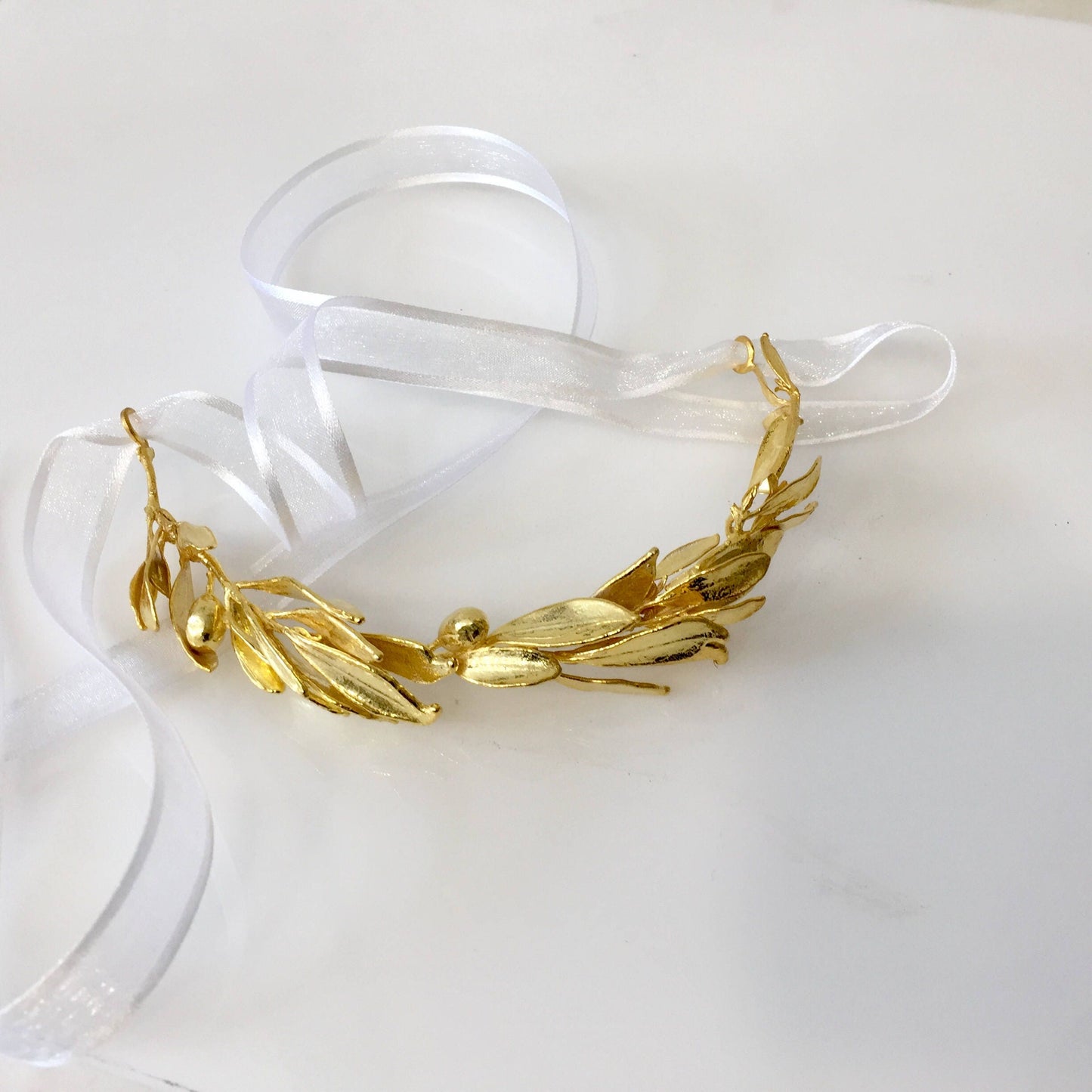 Gold hair vine,wedding hair vine,bridal accesory,gold hair accessory,gold headband wedding,Olive tiara