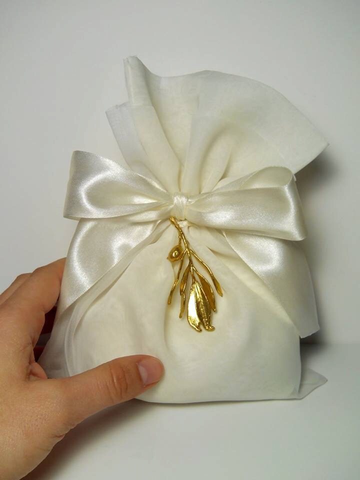 WEDDING FAVORS,bronze olive twig,Greek wedding favor, bombonieres, made to order, handmade,quality wedding favors,handmade20 pieces
