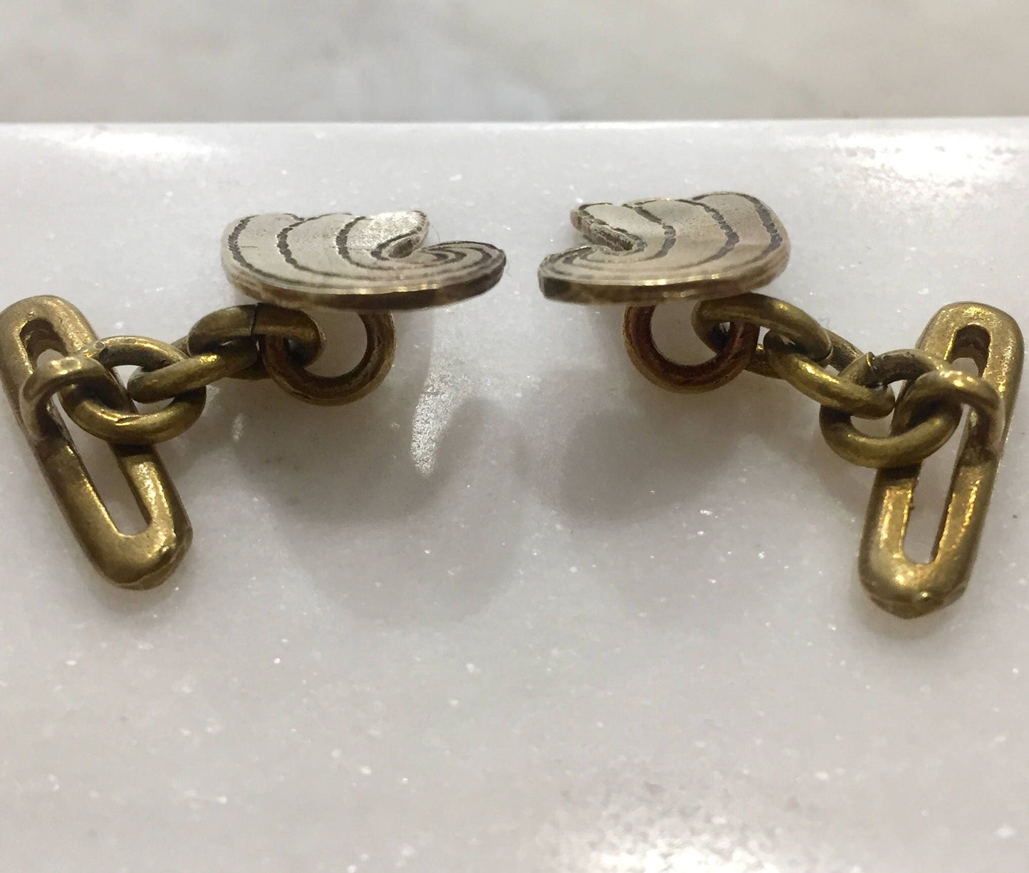 Vintage Cufflinks,brass cuff links, Greek cufflinks,greek jewelry,groomsmen gift,gift for men,gift for him,cufflink gifts