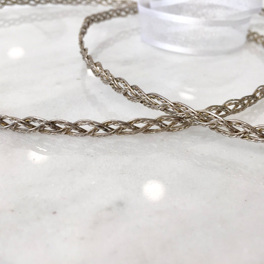 Unique Vintage Silver Wedding circlets,wedding headpieces,set of two,silver crowns