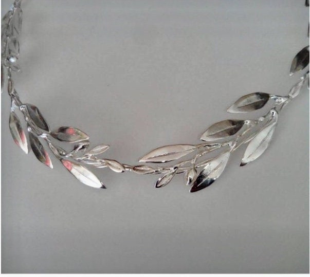 Wedding Stefana, silver plated,  handmade wedding headbands, greek orthodox wedding, free shipping, made to order