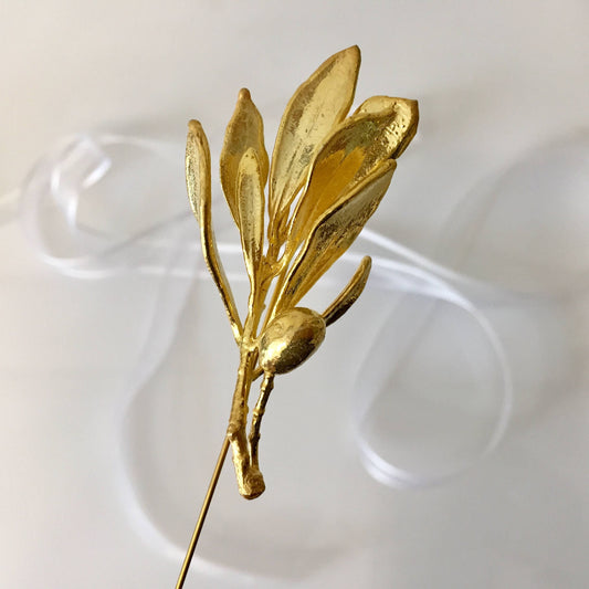 Wedding Boutonniere Grooms Pin Wedding pin Gold Bronze Boutonniere Grooms Boutonniere Metal Boutonniere Groomsman Pin