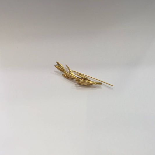 WEDDING BOUTONNIERE Gold plated brooch Groom Boutonniere.Gold Wedding Buttonhole Pin,Groom,Best Man Boutonniere,Weddings