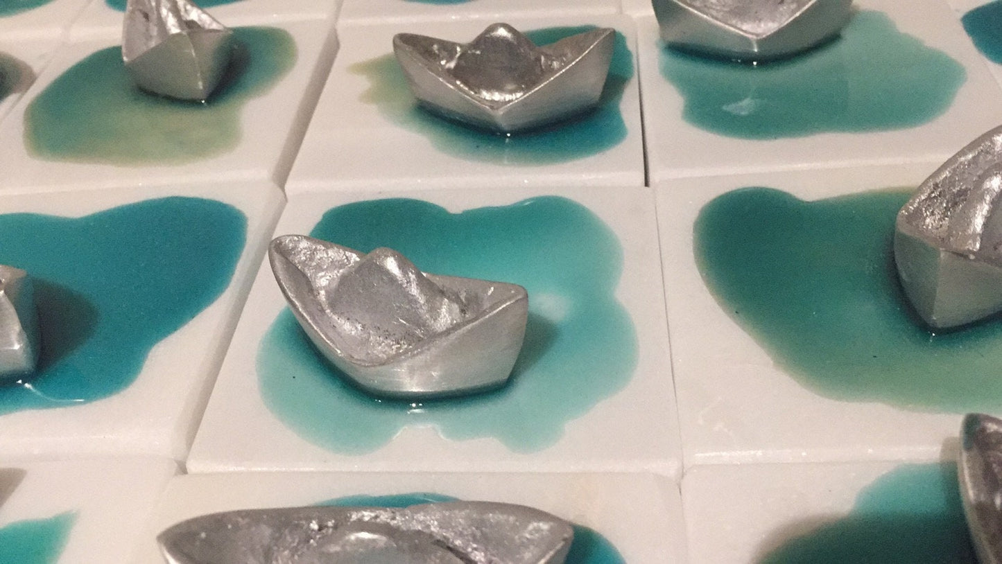 Boat favors ,10 Handmade Wedding Favors,bombonieres,nautical favors,boat,white marble,quality wedding favors, wedding give away gifts