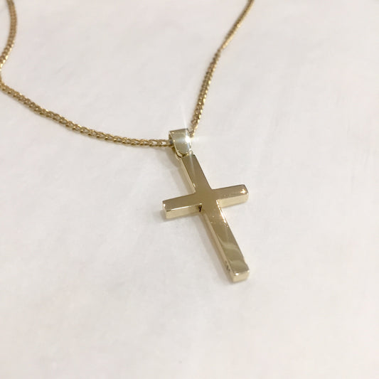 Gold Cross,14K gold cross,baptism cross,gold christian cross,made to order