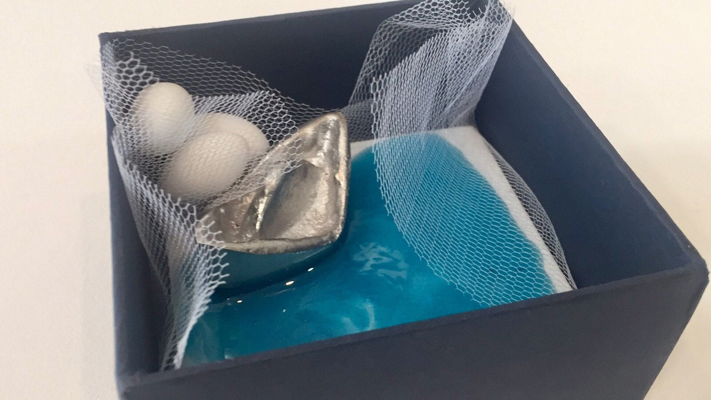 Boat favors ,10 Handmade Wedding Favors,bombonieres,nautical favors,boat,white marble,quality wedding favors, wedding give away gifts