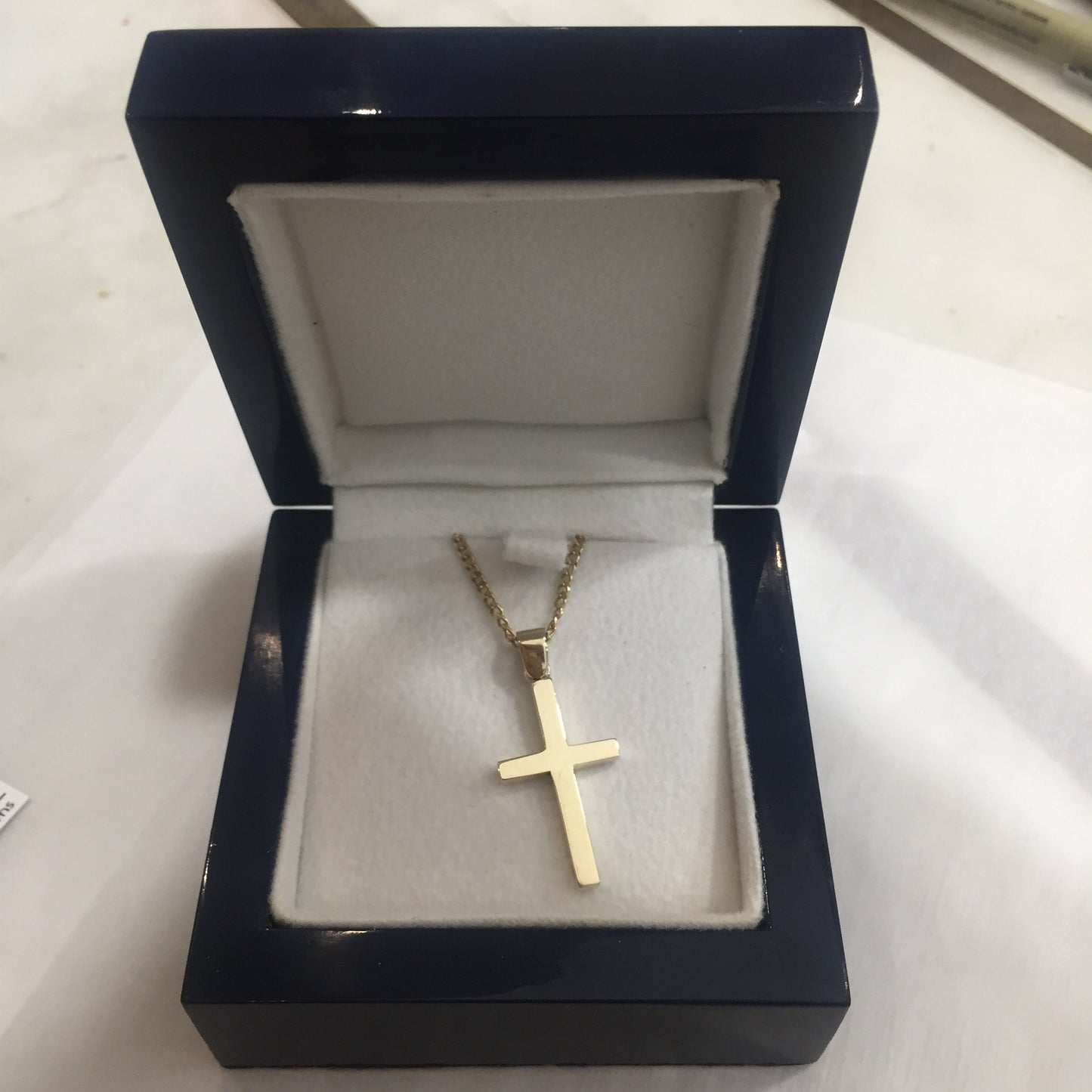 Gold Cross,14K gold cross,baptism cross,gold christian cross,made to order