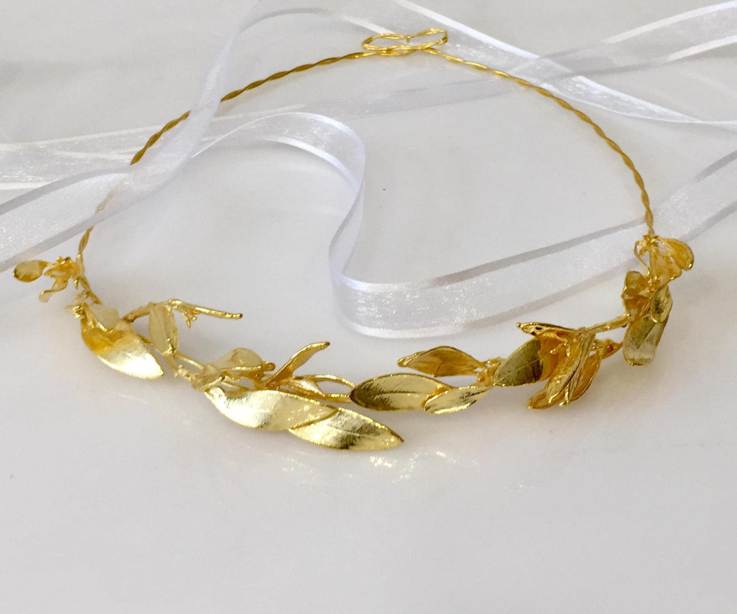 Bridal hair vine,old gold bridal crown,hair vine,,gold wedding headband,flower hair circlet,wedding headband,bridal hair jewel,Olive wreath