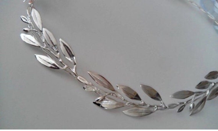 Wedding Stefana, silver plated,  handmade wedding headbands, greek orthodox wedding, free shipping, made to order